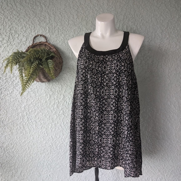 Torrid Womens Plus Size‎ 3XL Black Floral Halter Top Sleeveless - Picture 1 of 6